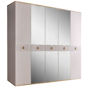 Шкаф пятидверный с зеркалами Римини Соло