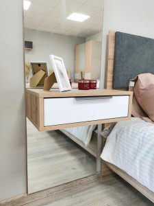 Зеркало навесное с тумбой (Мод.11) Николь