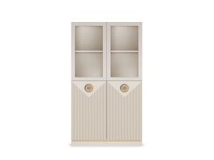 Шкаф-витрина двухдверный низкий КАПРИ