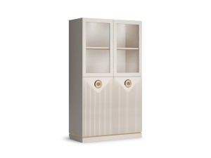 Шкаф-витрина двухдверный низкий КАПРИ