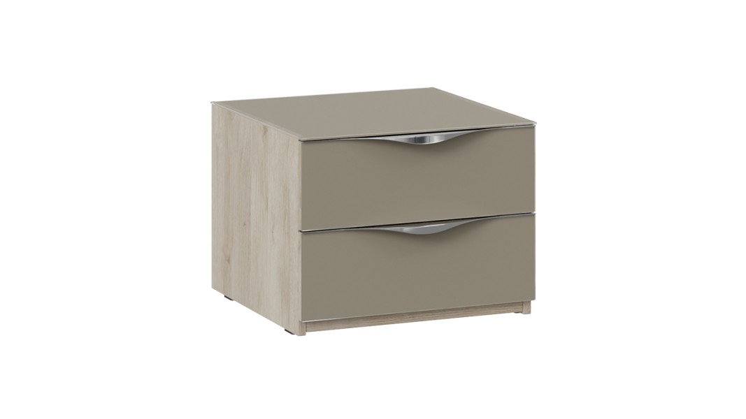 Тумба прикроватная 2 ящика Глосс