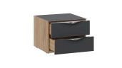 Тумба прикроватная 2 ящика Глосс