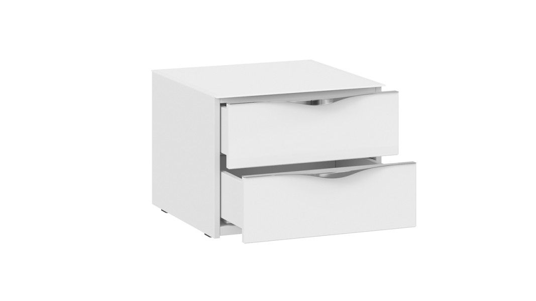 Тумба прикроватная 2 ящика Глосс