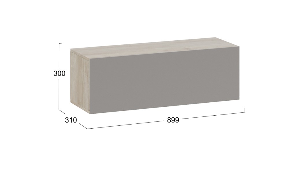 Шкаф навесной Глосс