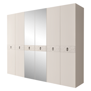 Шкаф шестидверный с зеркалами Bogemia-Farfalle