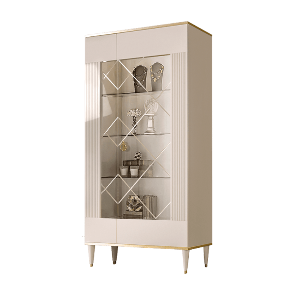 Шкаф-витрина 2-створчатая правая Римини Соло