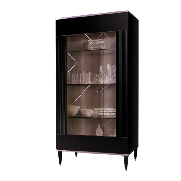 Шкаф-витрина 2-створчатая левая Римини Соло