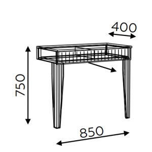 Туалетный столик Беатрис 1 Распродажа