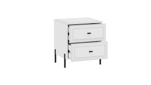 Тумба прикроватная «Пандора» - 414.005.000 Белый снег, Белый матовый