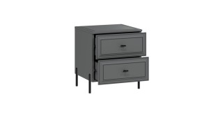 Тумба прикроватная «Пандора» - 414.005.000 Серый графит, Графит матовый