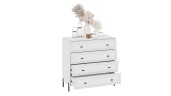 Комод «Пандора» - 414.004.000 Белый снег, Белый матовый