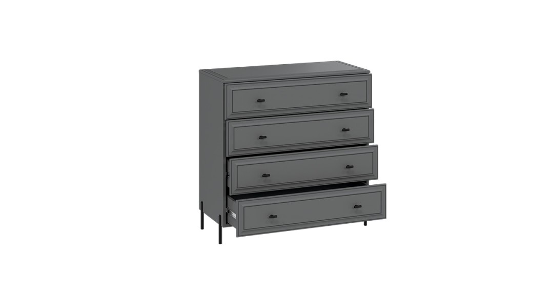 Комод «Пандора» - 414.004.000 Серый графит, Графит матовый