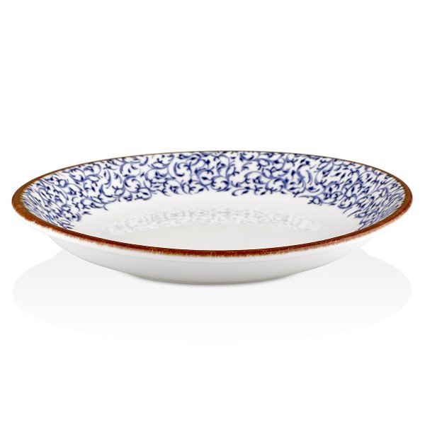 Тарелка глубокая, салатник d=21 cм,500 мл, фарфор, серия "Tinta Edera" By Bone