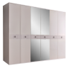 Шкаф шестидверный с зеркалами Римини Соло