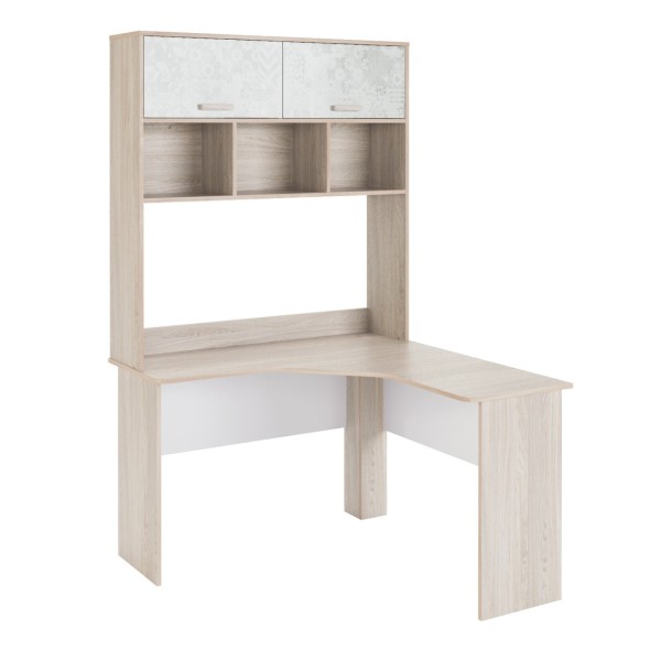 Стол угловой со стеллажом Паскаль (мод.3 + мод.4)